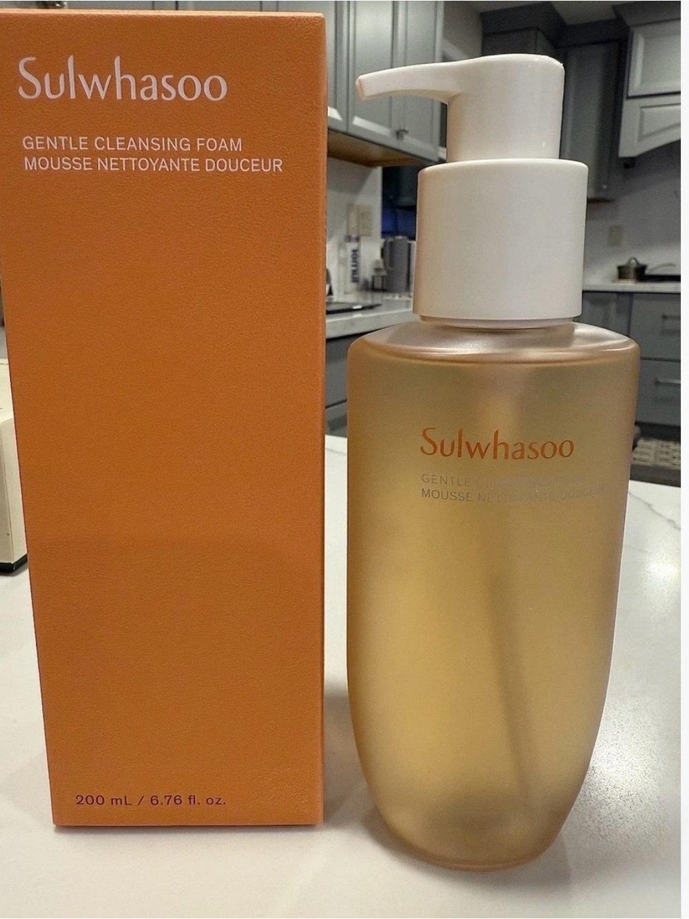 Sulwhasoo Gentle Cleansing Foam 200ml Mild Liquid Moisturizing Smooth K-Beauty
